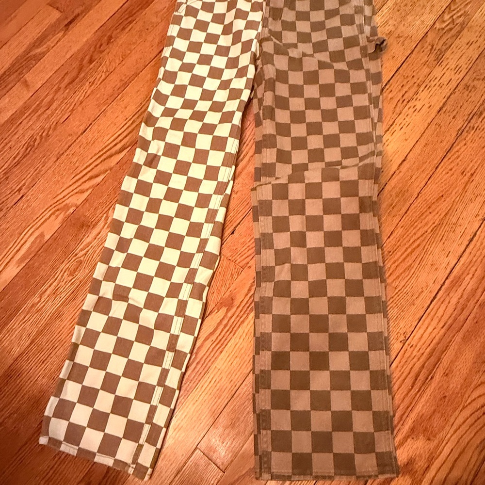PacSun Checkered Dual-Tone Pants